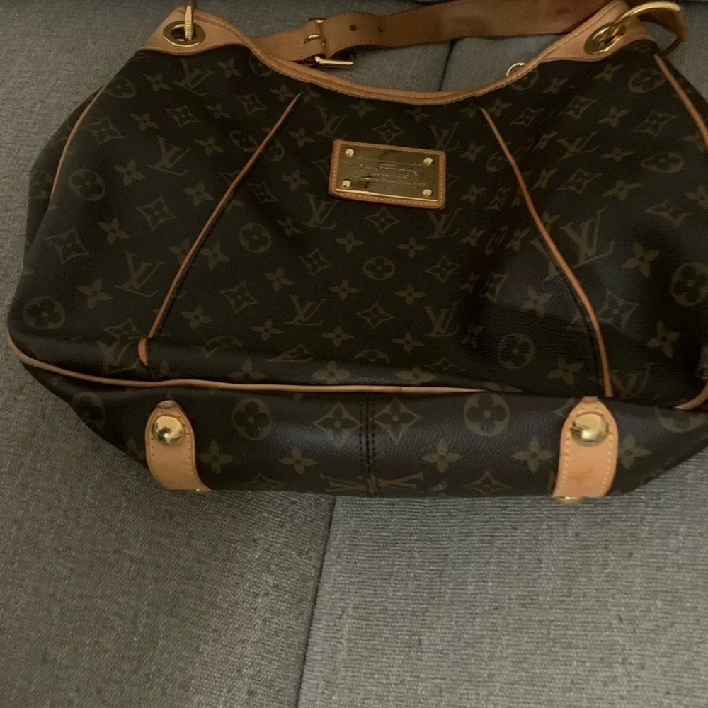 Vintage Louis Vuitton Brown Monogram Shoulder Bag- galleria pm